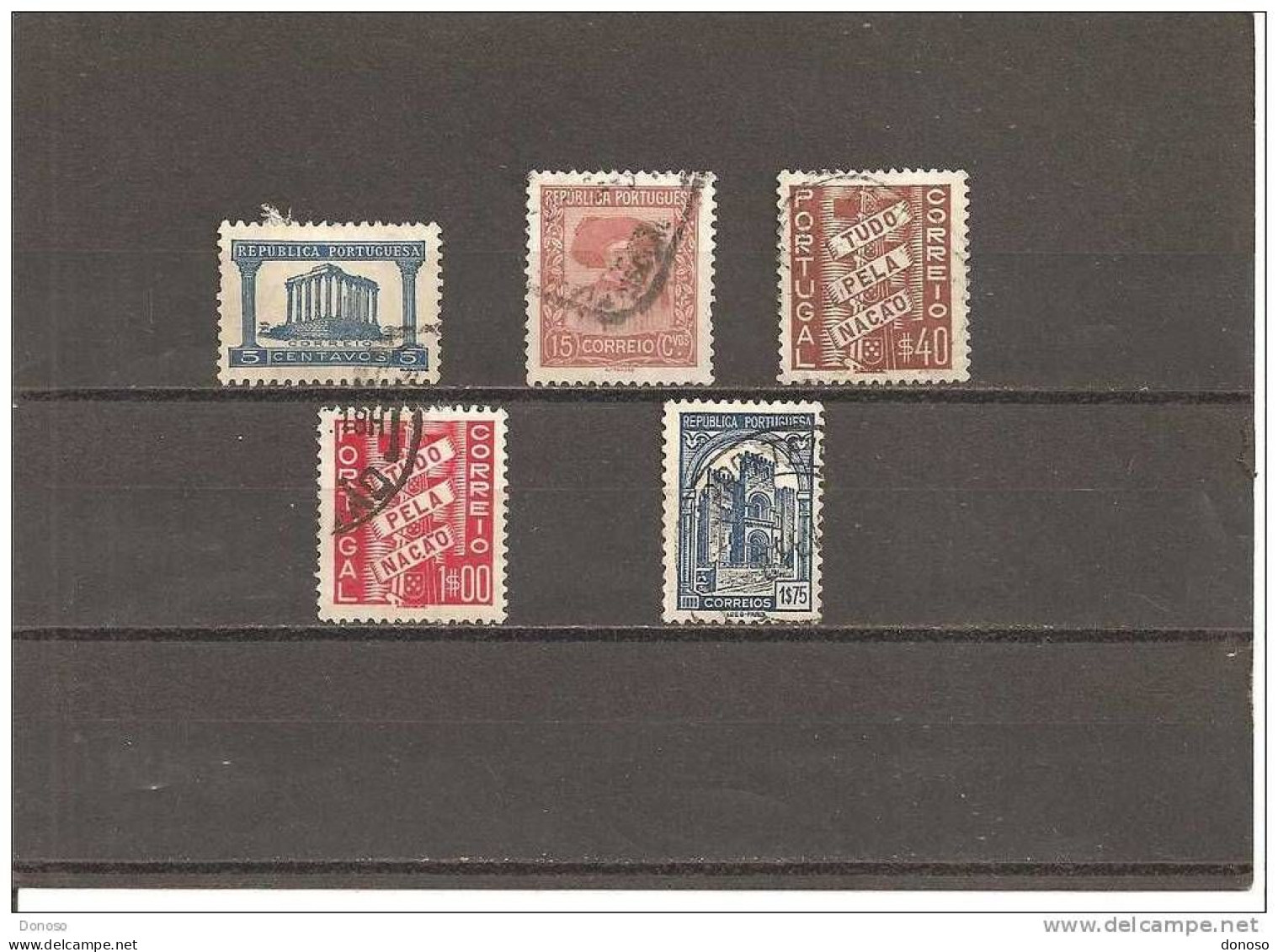 PORTUGAL 1935 Yvert 577 + 580 + 582-584 Oblitéré, Used Cote : 3.30 Euro - Used Stamps