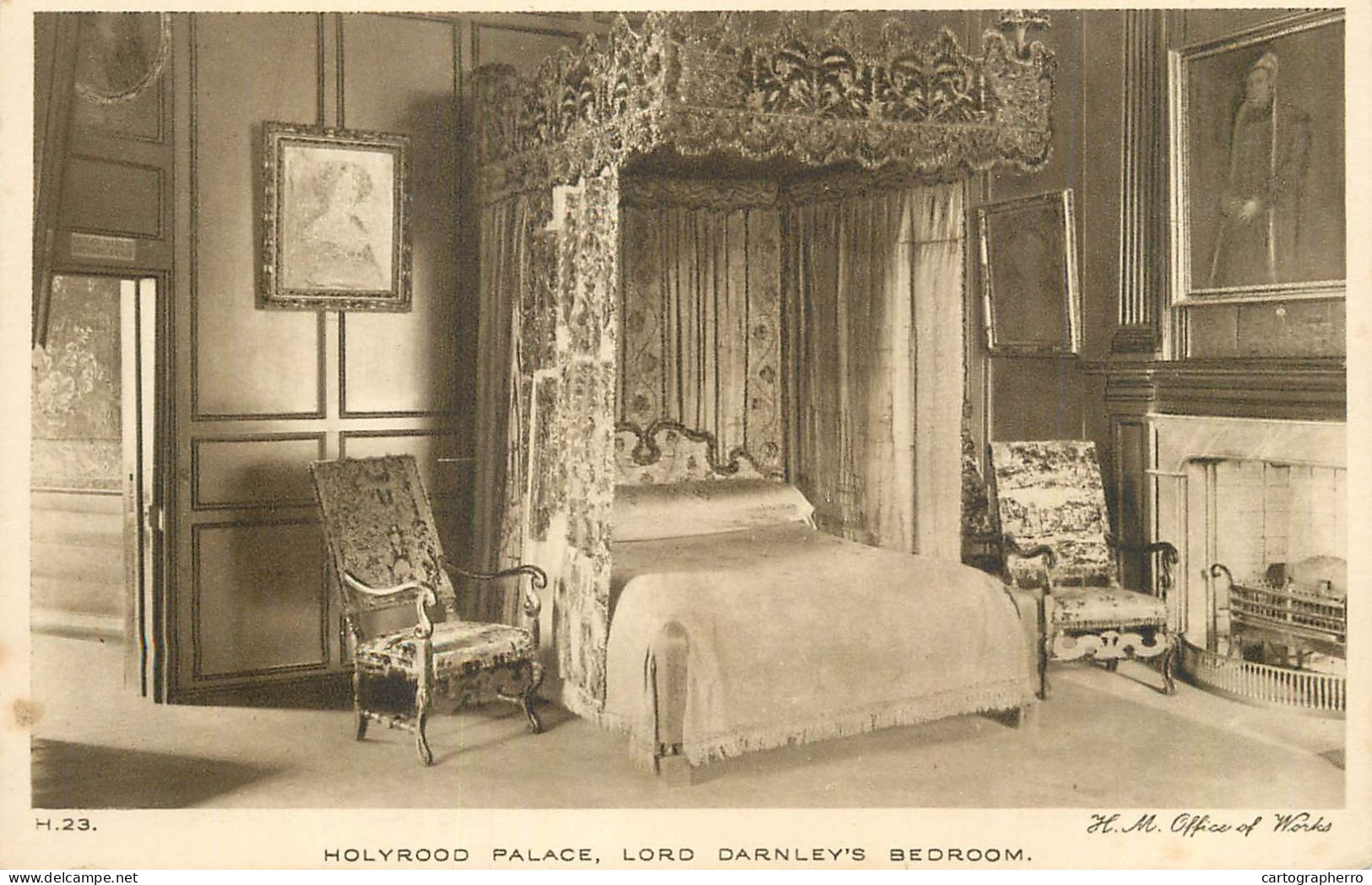 Scotland Edinburgh Holyrood Palace Lord Darneley's Bedroom - Midlothian/ Edinburgh