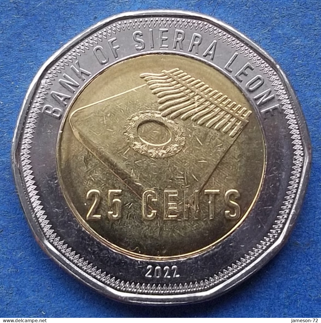 SIERRA LEONE - 25 Cents 2022 "Bassie Sorie Kondi" KM# 506 Monetary Reform (2022) - Edelweiss Coins - Sierra Leone