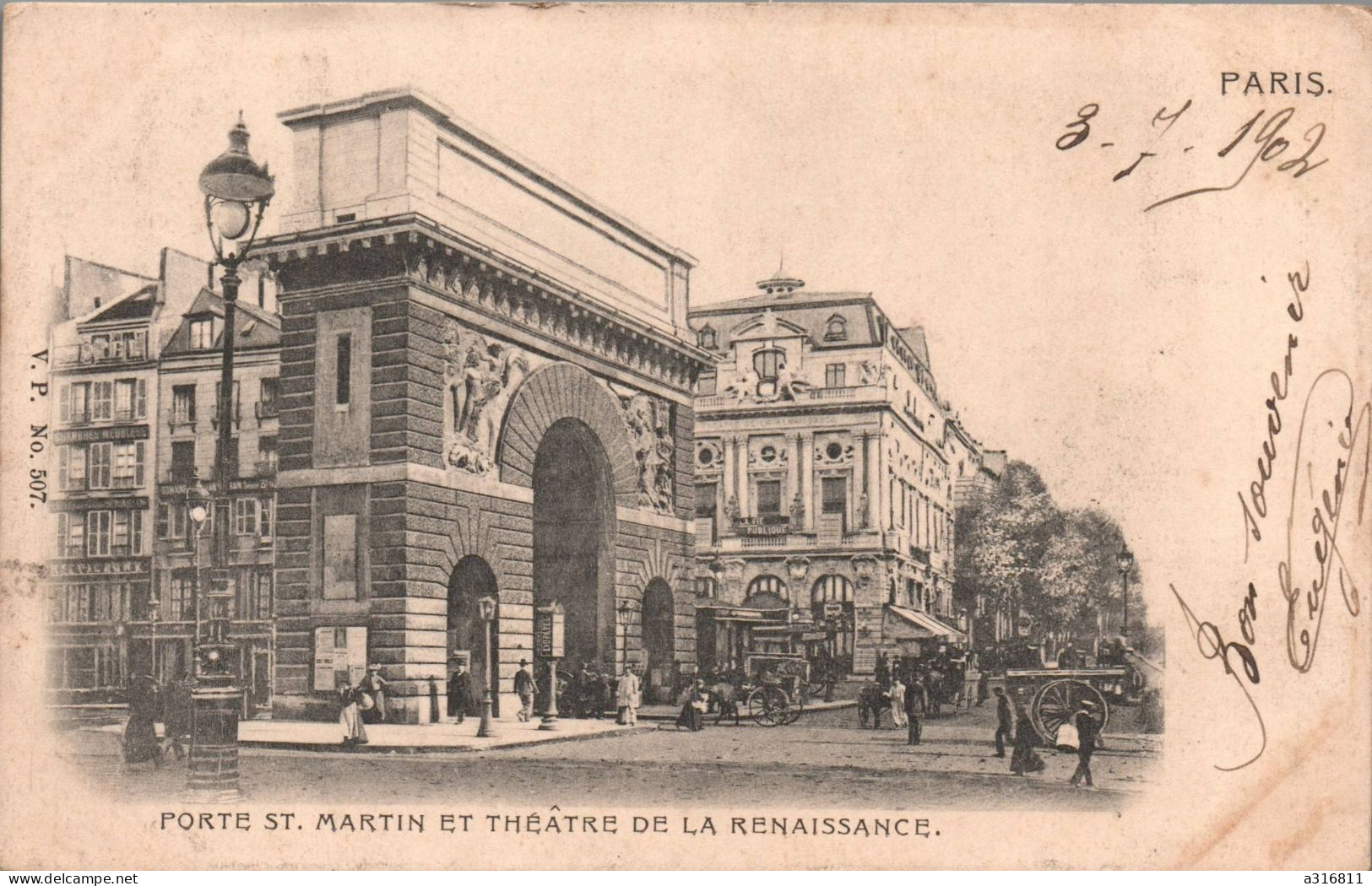 PARIS PORTE SAINT MARTIN - Other Monuments