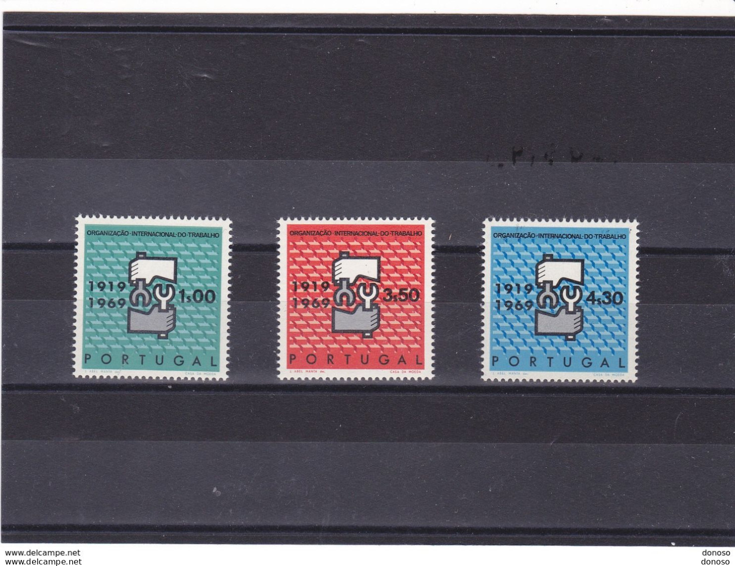 PORTUGAL 1969 OIT Yvert 1057-1059, Michel 1076-1078 NEUF** MNH Cote 5,50 Euros - Unused Stamps