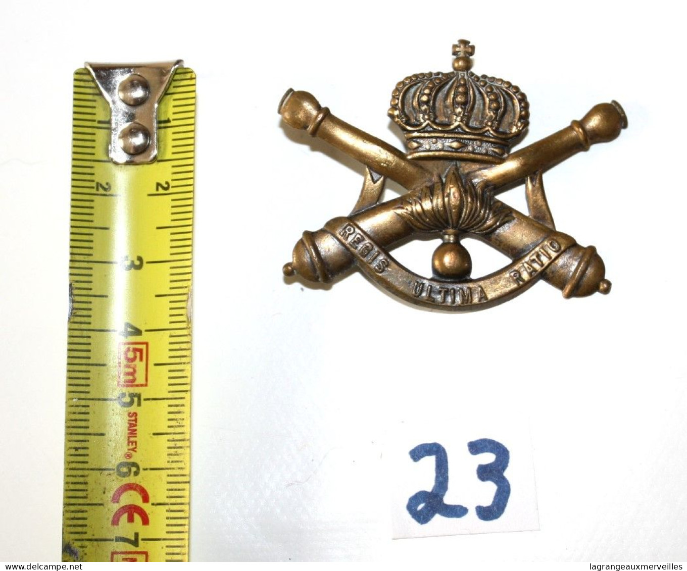 C23 Militaria - Insigne Artillerie Belge - Collection - Armée - Landmacht