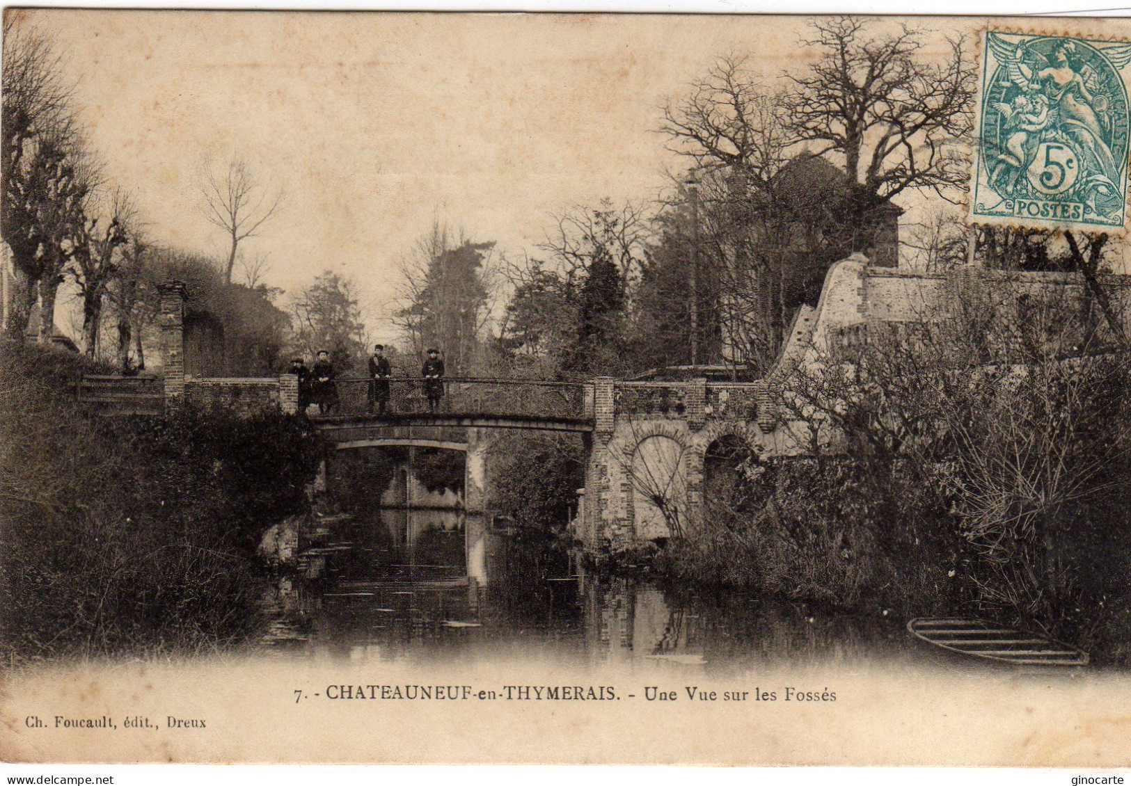 Chateauneuf En Thimerais Thymerais Une Vue Sur Les Fossés - Châteauneuf