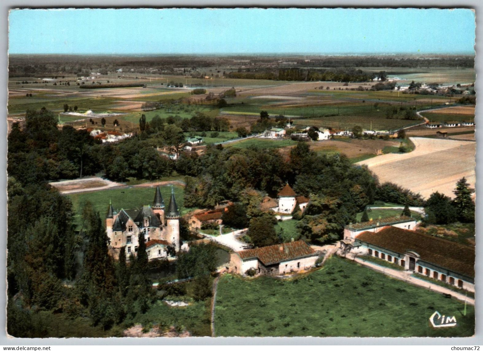 GF (33) 672, Ludon-Médoc, Combier 6-36 A, Le Château D'Agassac, Vue Aérienne - Autres & Non Classés