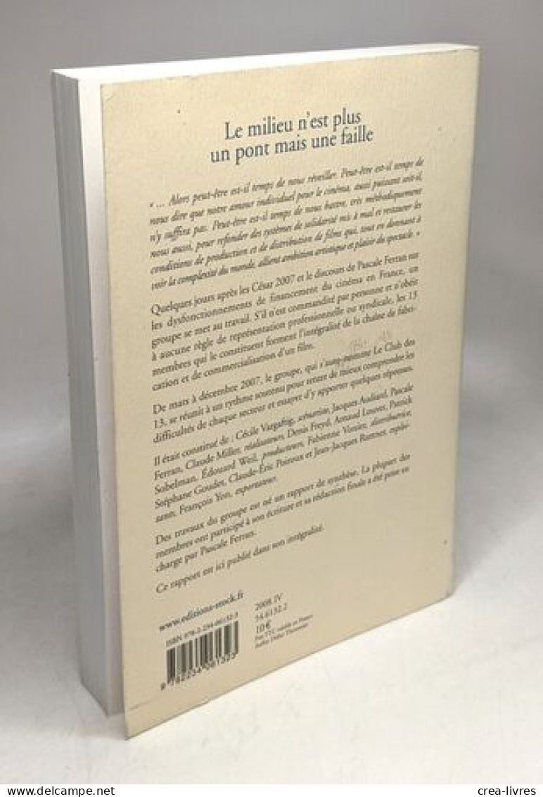 Le Milieu N'est Pas Un Pont Mais Une Faille: Le Club Des 13 Rapport De Synthèse - Sonstige & Ohne Zuordnung