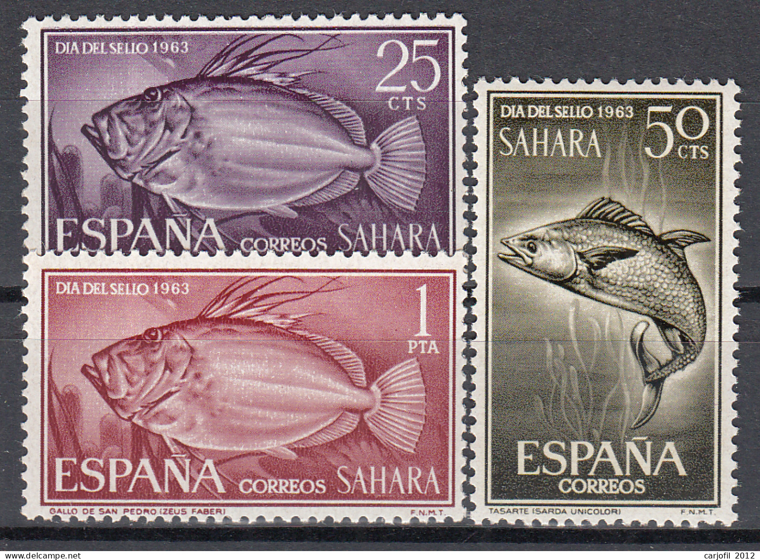 Sahara Correo 1963 Edifil 222/24 Usado - Spanische Sahara