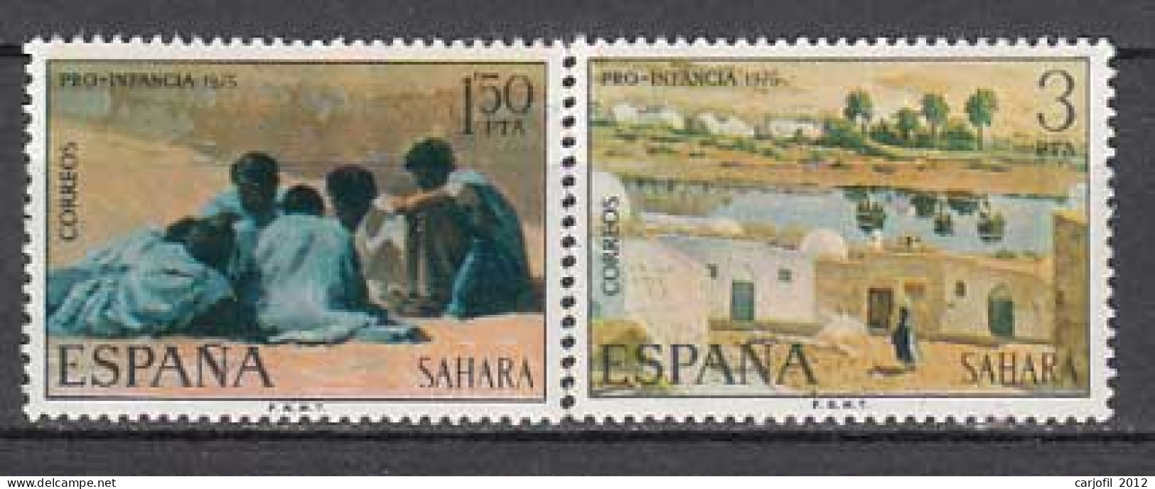 Sahara Correo 1975 Edifil 320/1 ** Mnh - Spanish Sahara