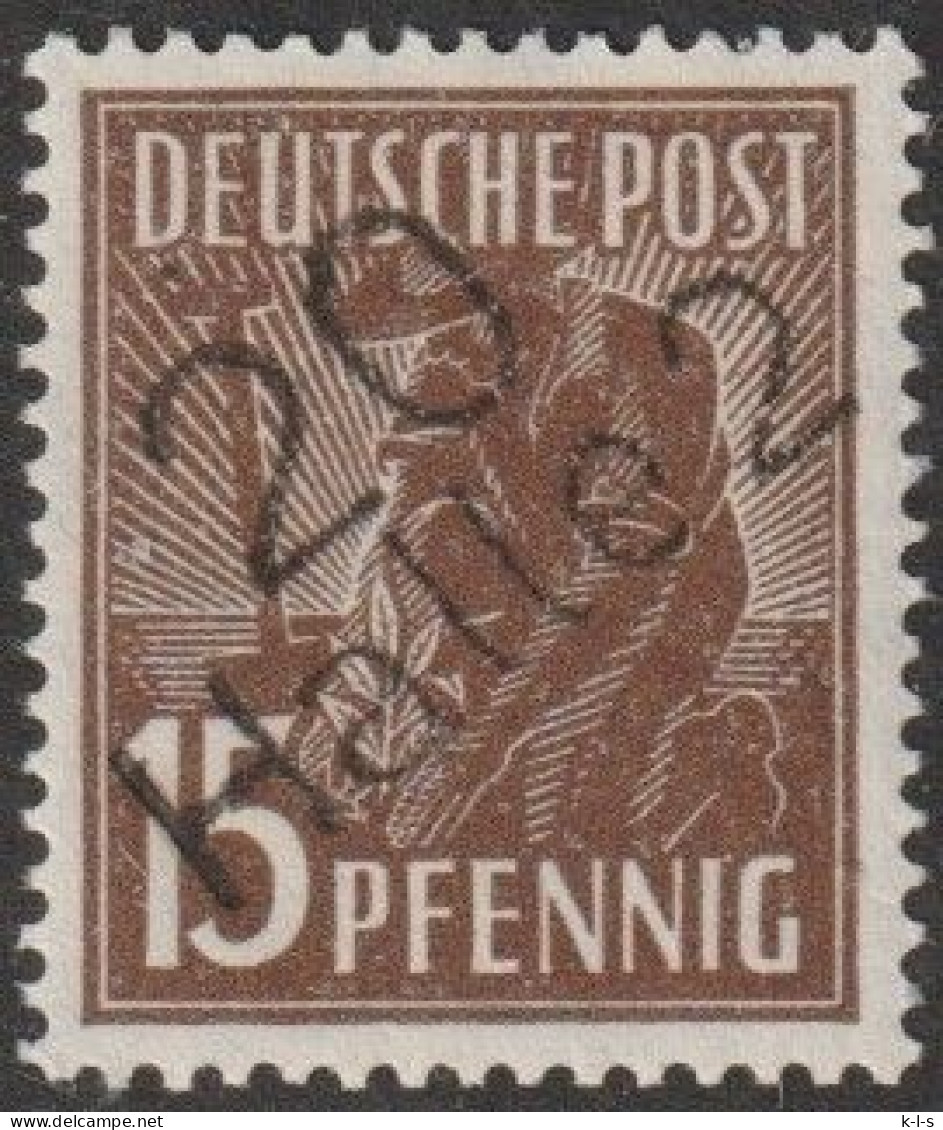 SBZ- Bezirkshand- Stempel, 1948, Mi. Nr. 171, 15 Pfg. Pflanzer, Bezirk 20 (OPD Halle 2)  **/MNH - Other & Unclassified
