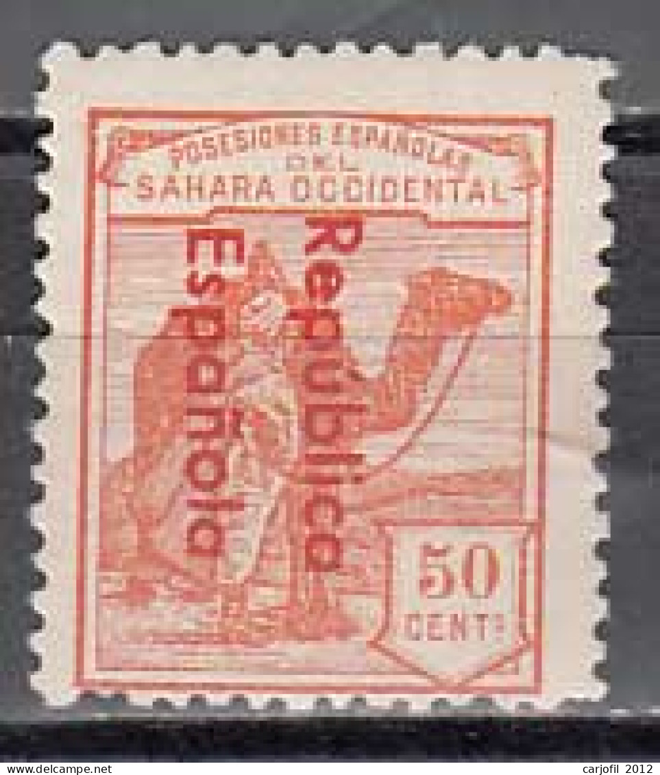 Sahara Variedades 1932 Edifil 43Ahcc * Mh  Sobrecarga Cambio De Color - Spanish Sahara