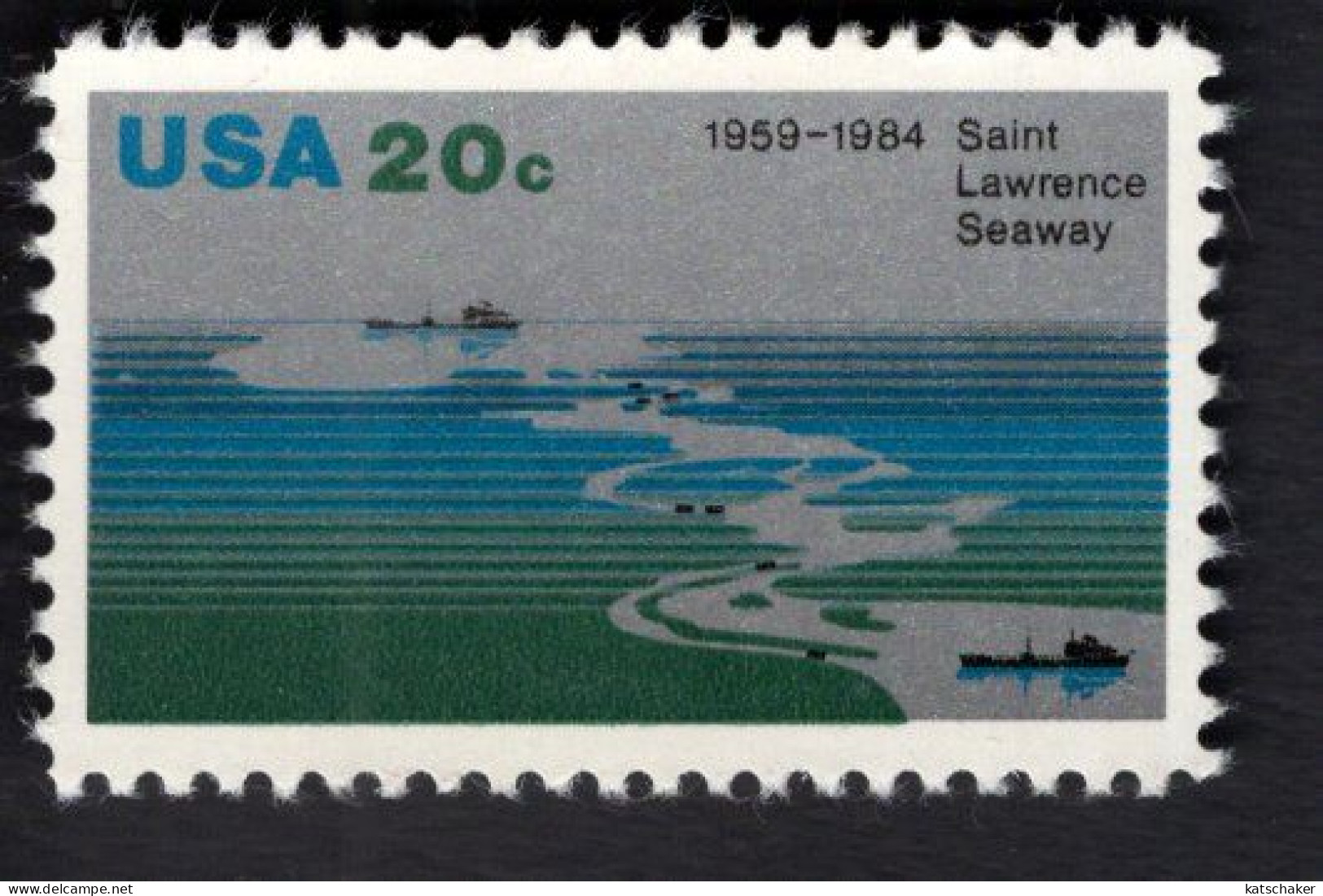 200895548 1984 SCOTT 2091 (XX) POSTFRIS MINT NEVER HINGED - ST LAWRENCE SEAWAY 25TH ANNIV - Nuovi