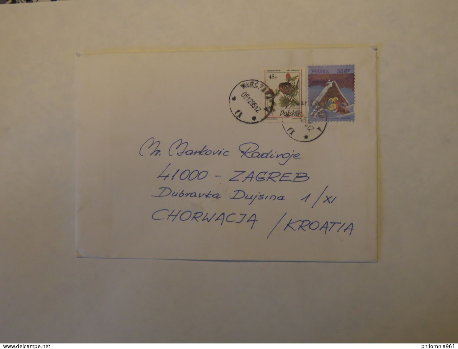 POLAND COVER TO CROATIA 1995 - Otros & Sin Clasificación