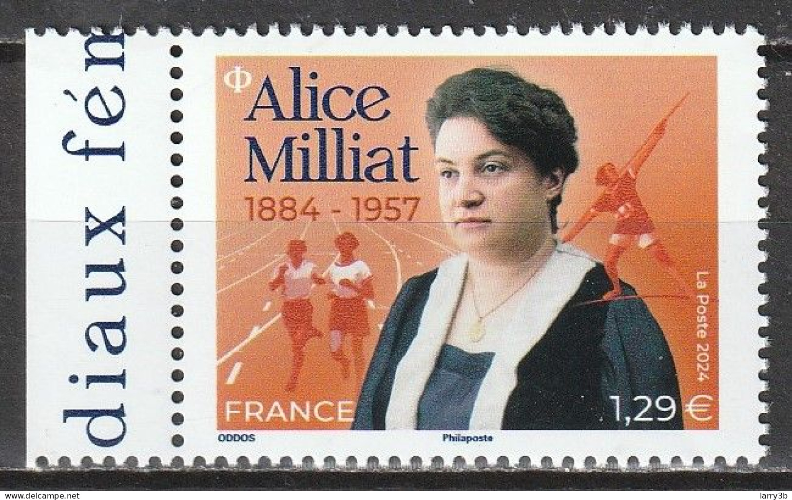 2024 - Y/T 5xxx - "JALICE MILLIAT 1884 - 1957" - BDF ISSU FEUILLET 1,29 € - NEUF ** MNH - Nuovi