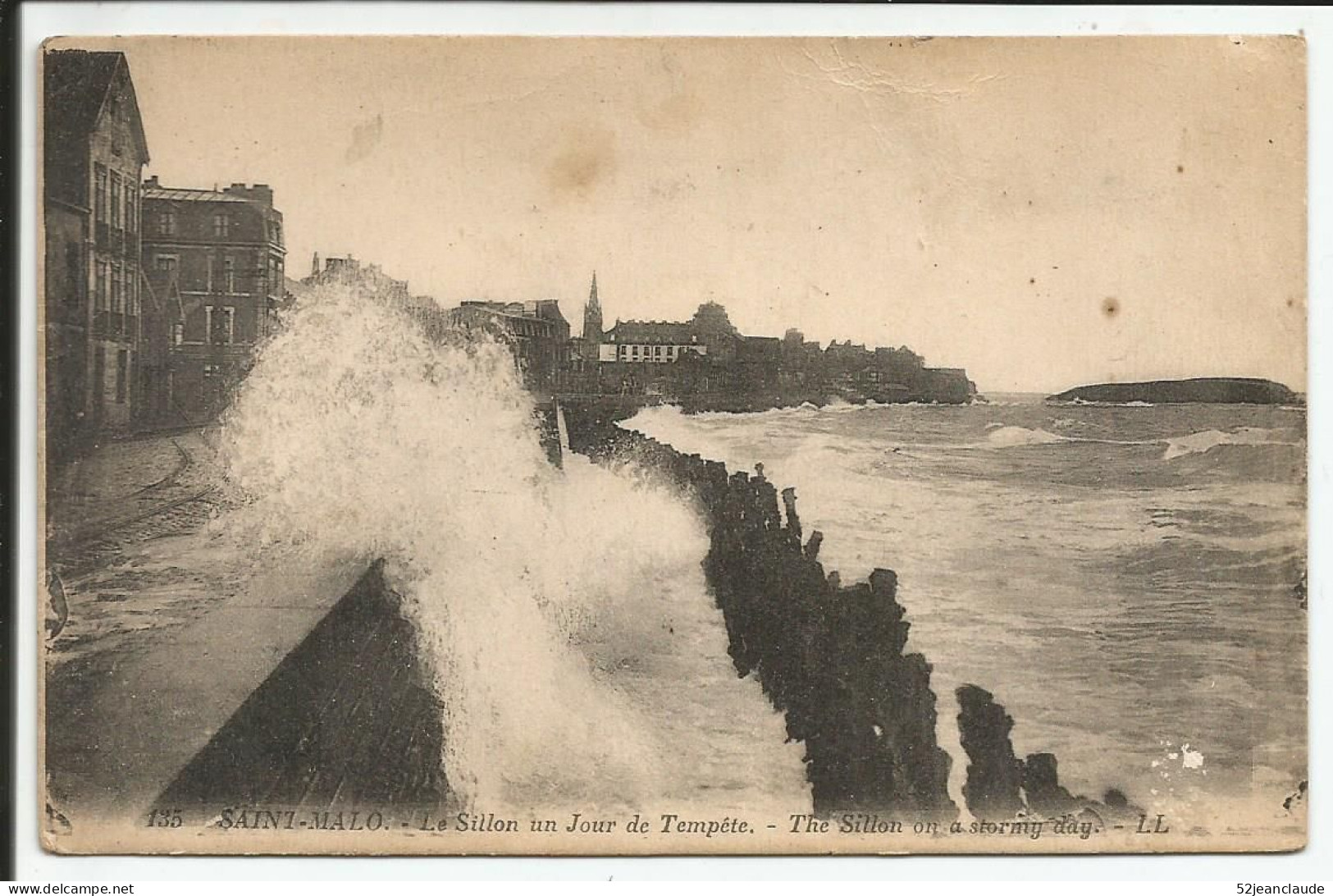 Le Sillon Un Jour De Tempête    1915    N° 135 - Saint Malo