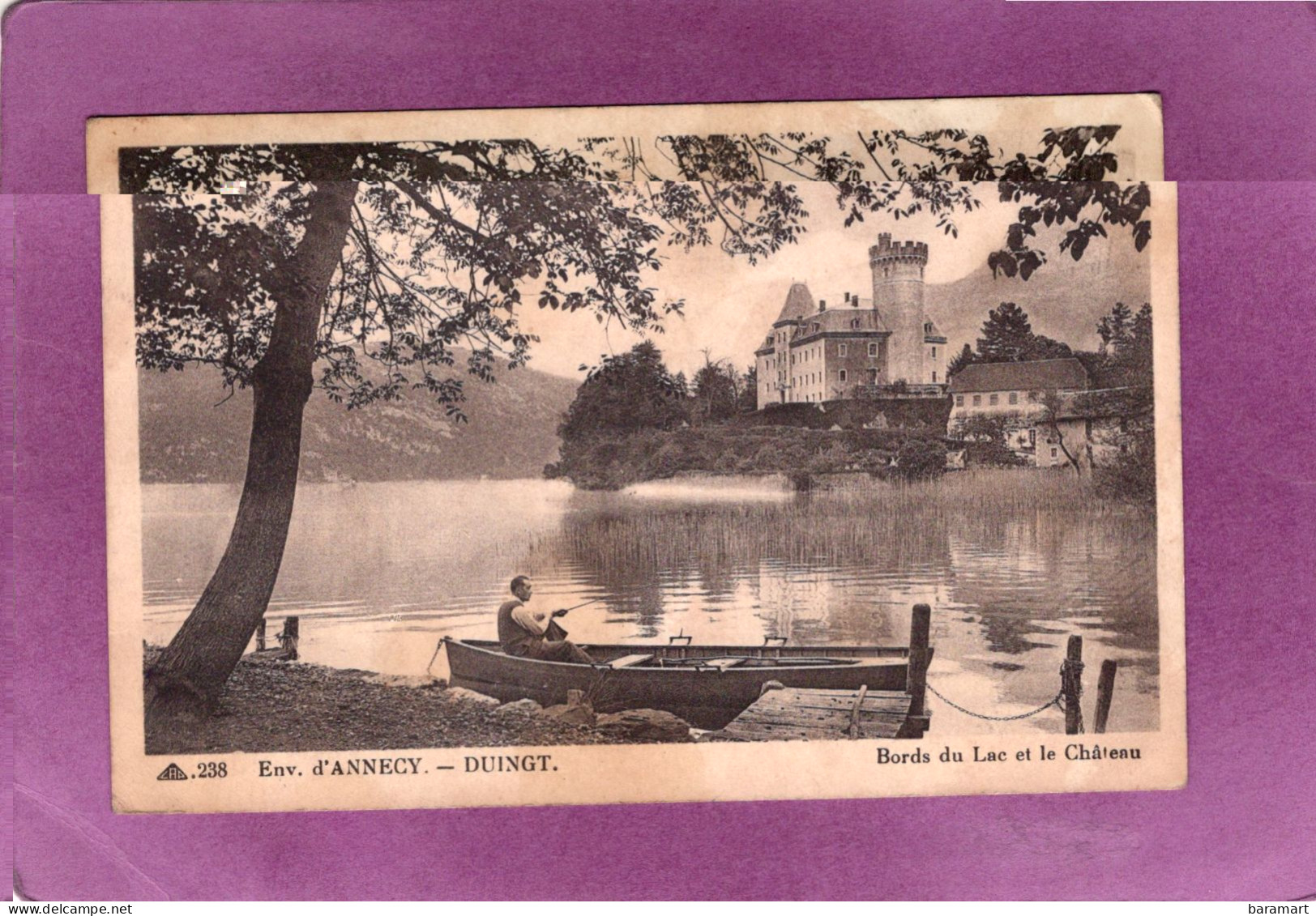 74 Env. D'Annecy  DUINGT  Bords Du Lac Et Le Château - Duingt