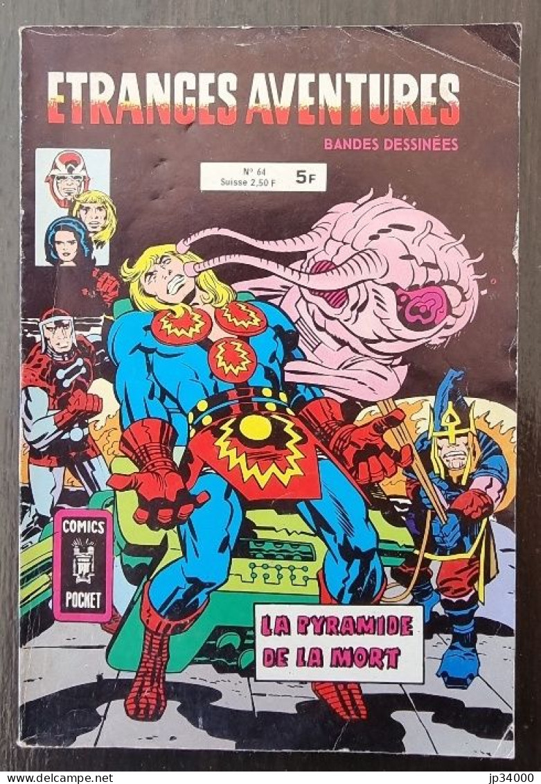 ETRANGES AVENTURES N°64. La Pyramide De La Mort. Comics Pocket-Aredit En 1979 - Petit Format