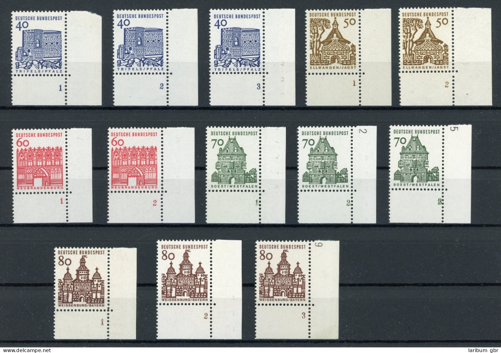 Bund 457-461 Postfrisch Sämtliche FN/ Formnummer #IY147 - Andere & Zonder Classificatie