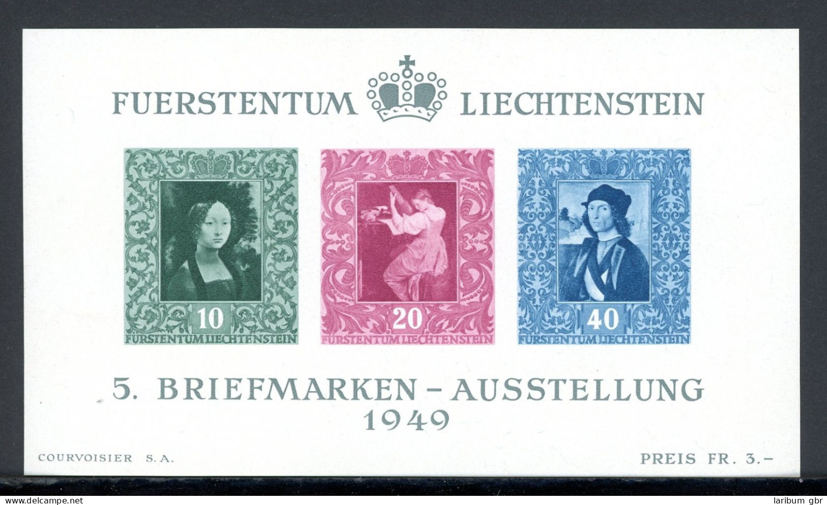 Liechtenstein Block 5 Postfrisch #JP031 - Other & Unclassified