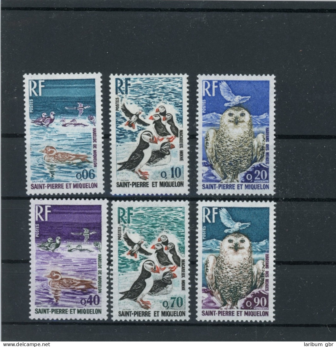 St. Pierre Und Miquelon 483-488 Postfrisch Vögel #HK881 - Anguilla (1968-...)