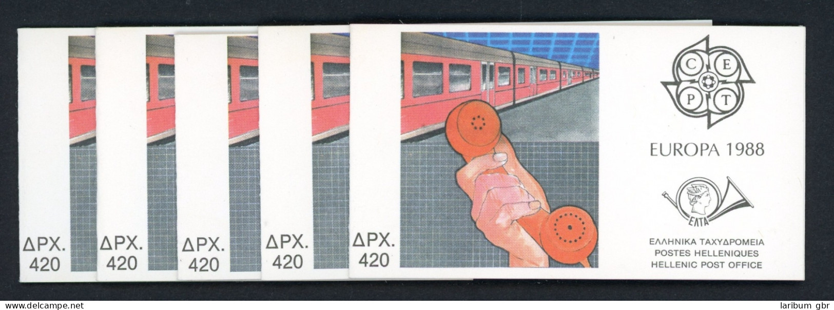 Griechenland 5 Markenheftchen MH 8 Postfrisch CEPT 1988 #JJ859 - Sonstige & Ohne Zuordnung