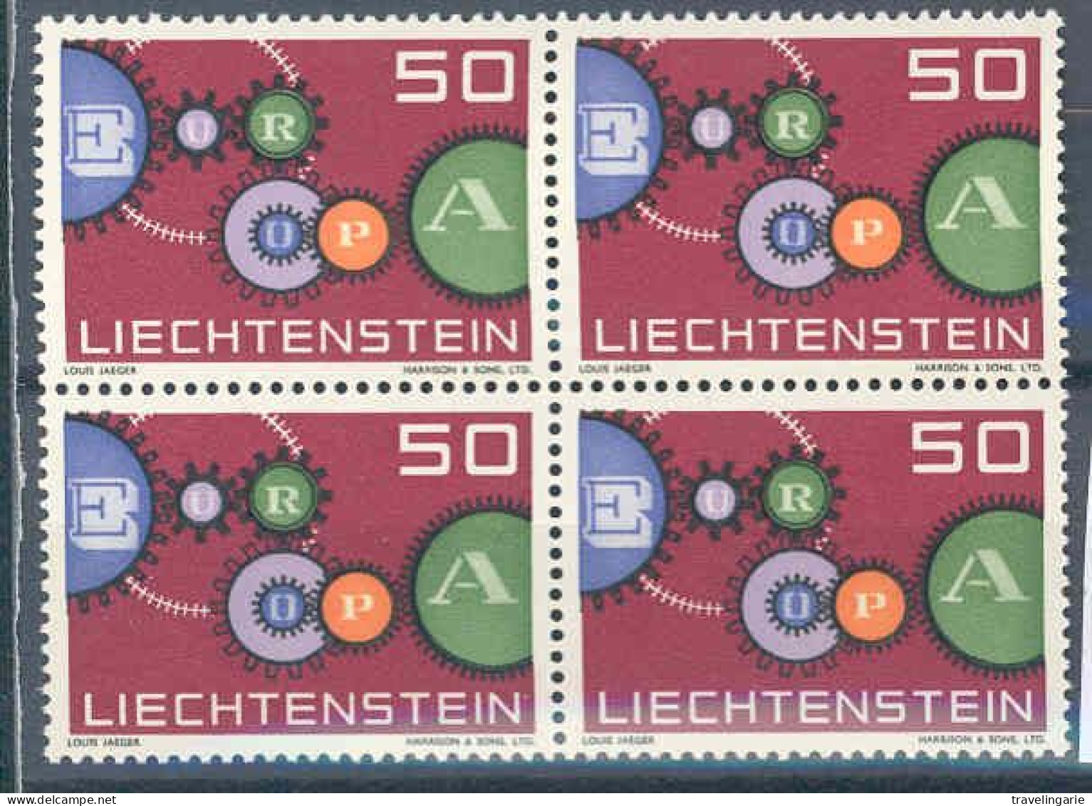 Liechtenstein 1961 Europa Bloc Of 4 MNH ** - Ungebraucht