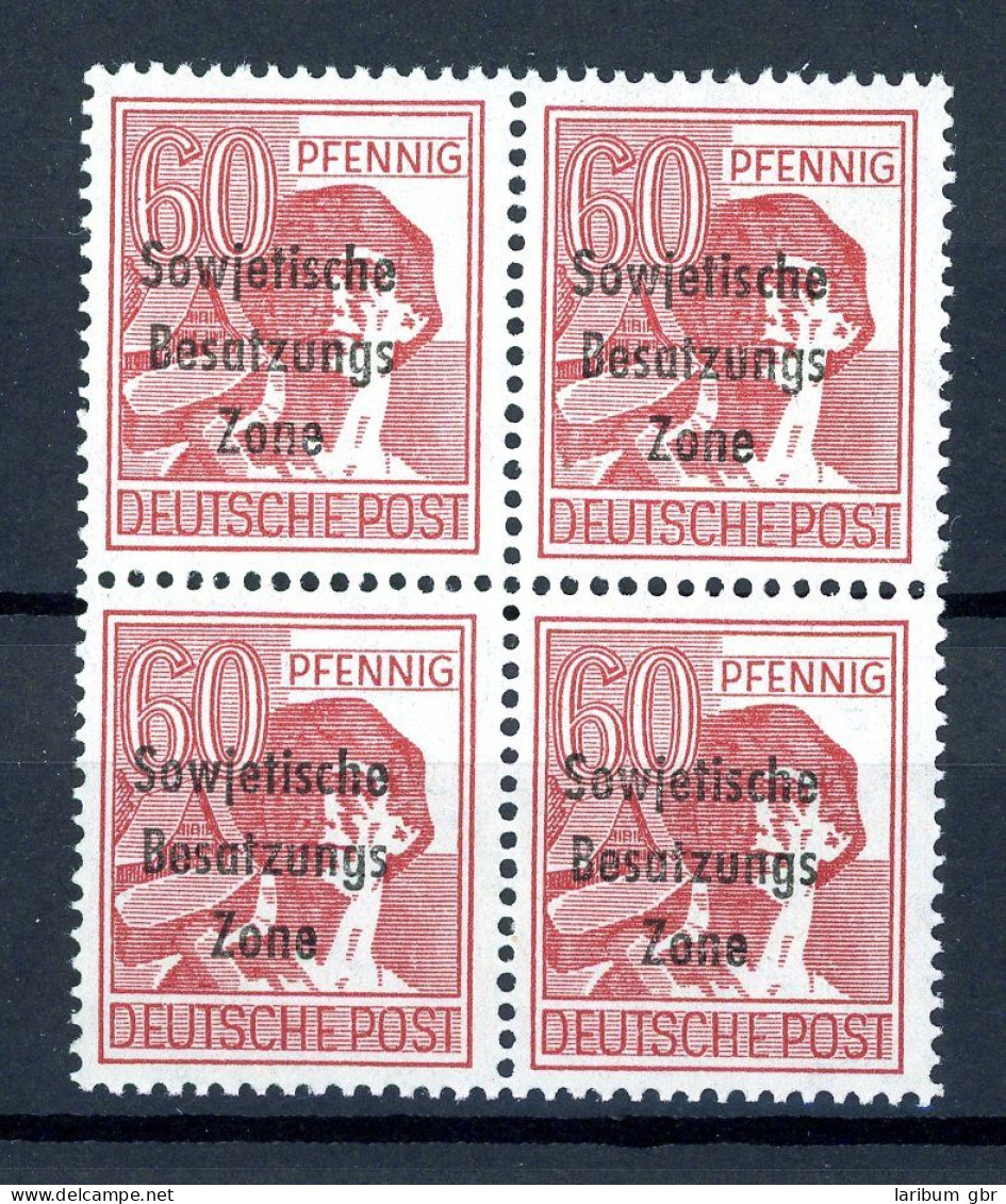 SBZ Allg. Ausgaben 4er Block 195 A Postfrisch Kurzbefund Paul #JO886 - Other & Unclassified