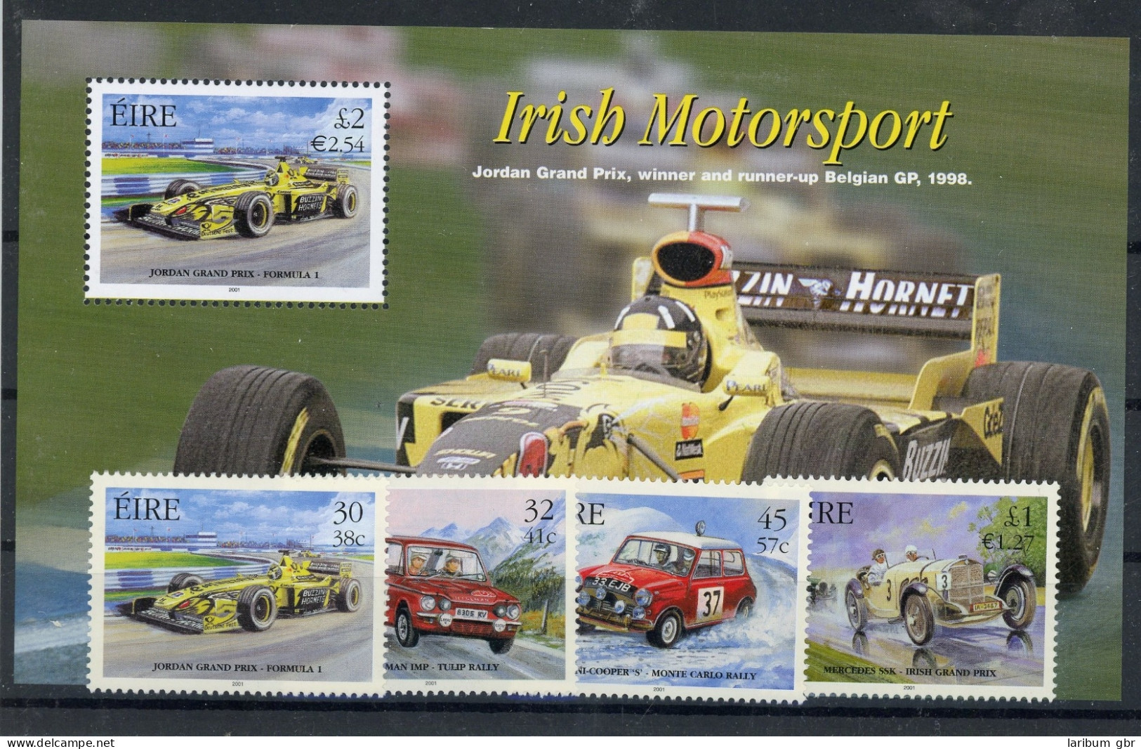 Irland 1323-1326, Block 38 Postfrisch Auto #HK893 - Andere & Zonder Classificatie