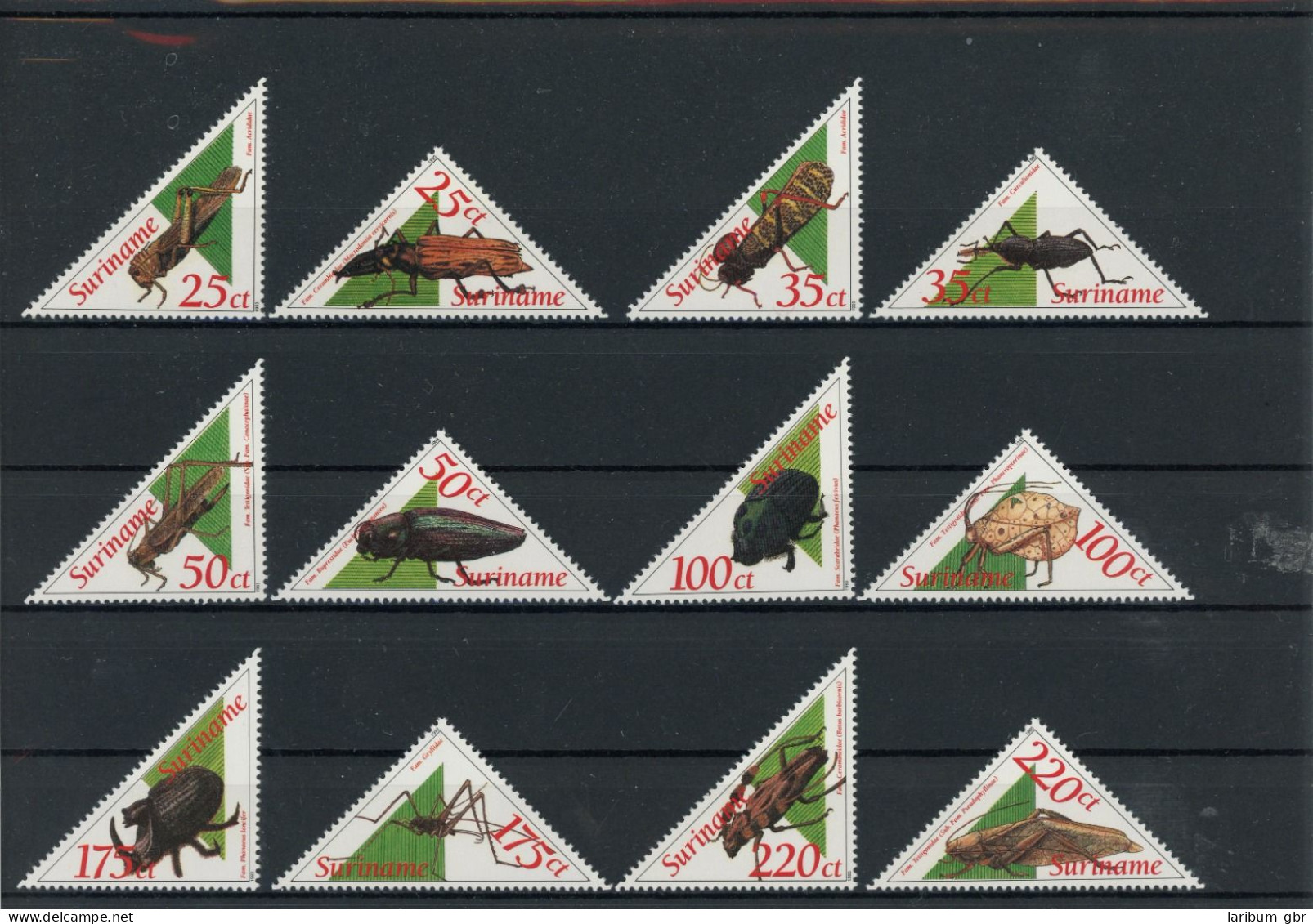 Surinam 1438-1449 Postfrisch Käfer #GL708 - Surinam