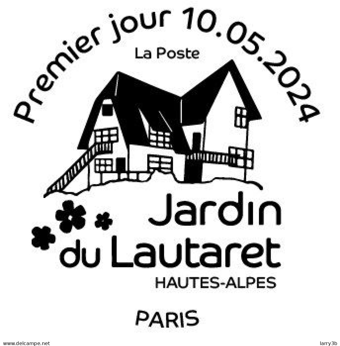 2024 - Y/T 5xxx - OBL 1ER JOUR - "LE JARDIN DU LAUTARET" - BLOC FEUILLET 12 TIMBRES - Gebruikt