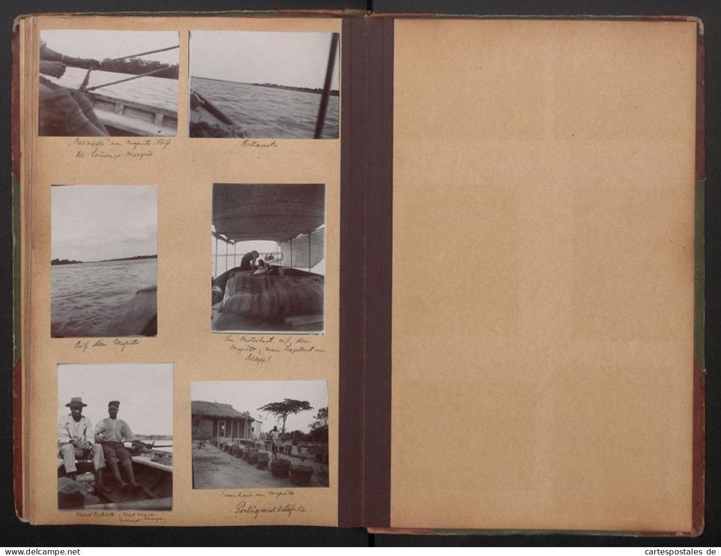 Fotoalbum mit 280 Fotografien, DSWA Schutztruppe, Afrika, Oblt. von Grawert, Hauptmann von Fiedler, Zanzibar, Durban 