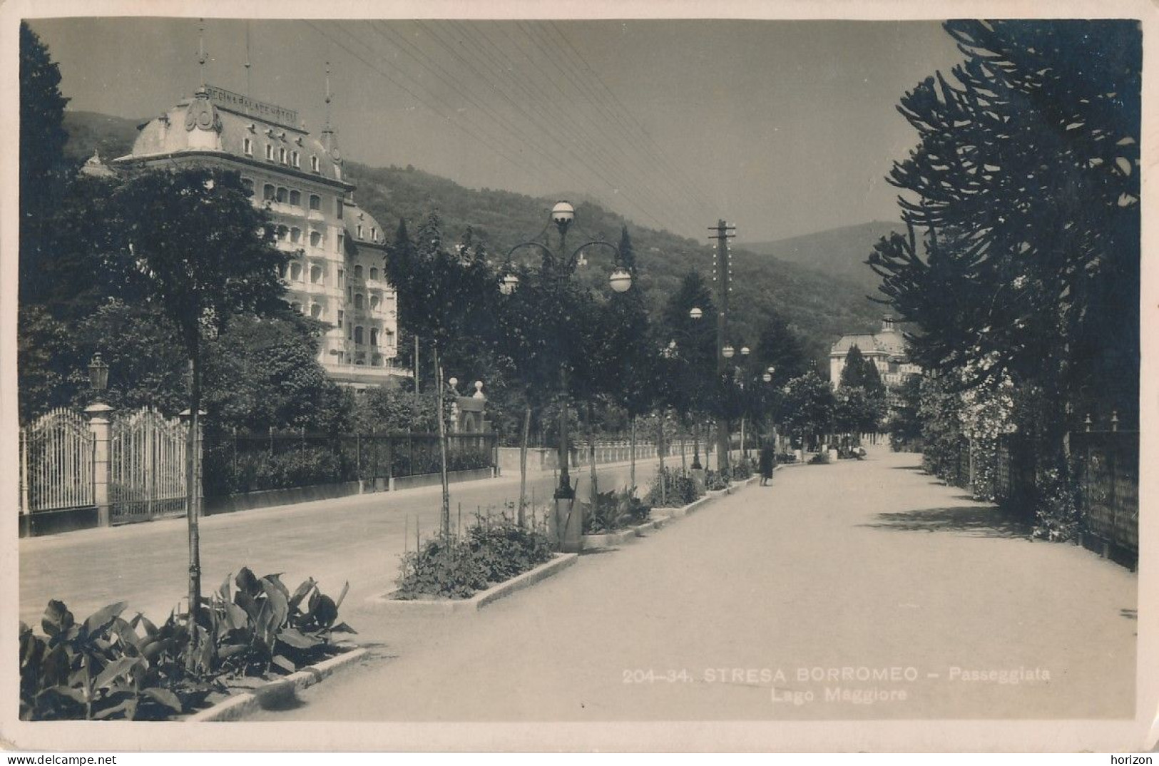 2h.534   Lago Maggiore - STRESA - Verbania - Passeggiata - Ed. Brunner - Autres & Non Classés