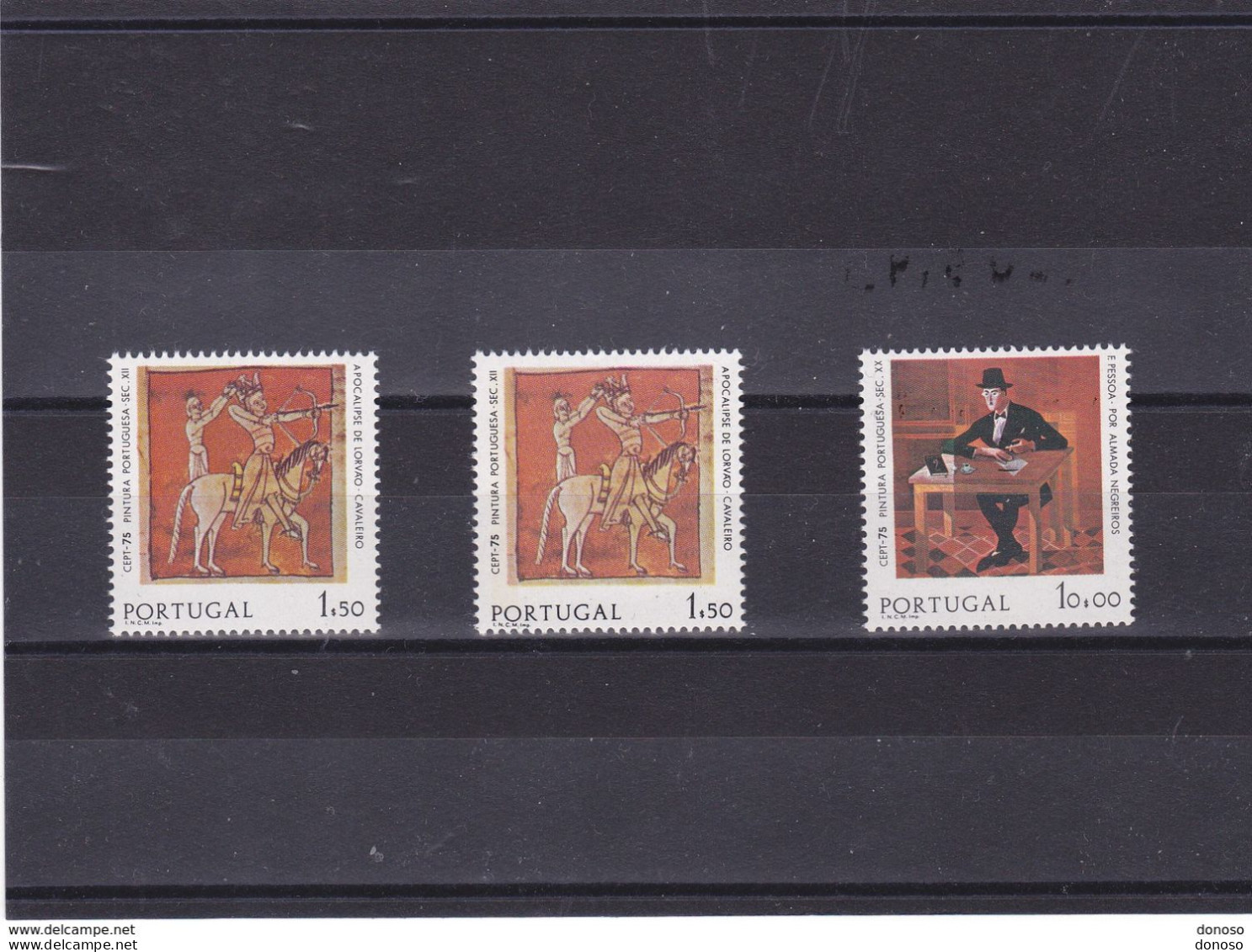 PORTUGAL 1975 EUROPA  Yvert 1261-1262 + 1261a , Michel 1281-1282 + 1281y NEUF** MNH Cote Yv 115 Euros - Neufs