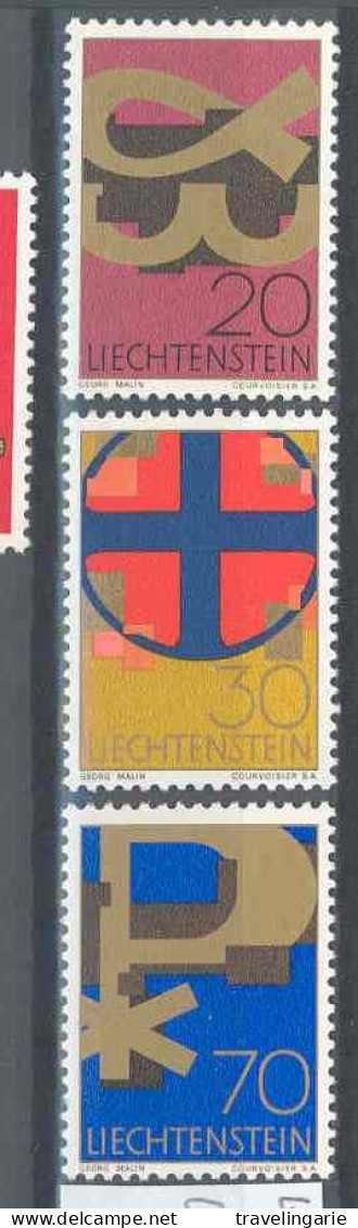 Liechtenstein 1967 Christian Symboles MNH ** - Christentum