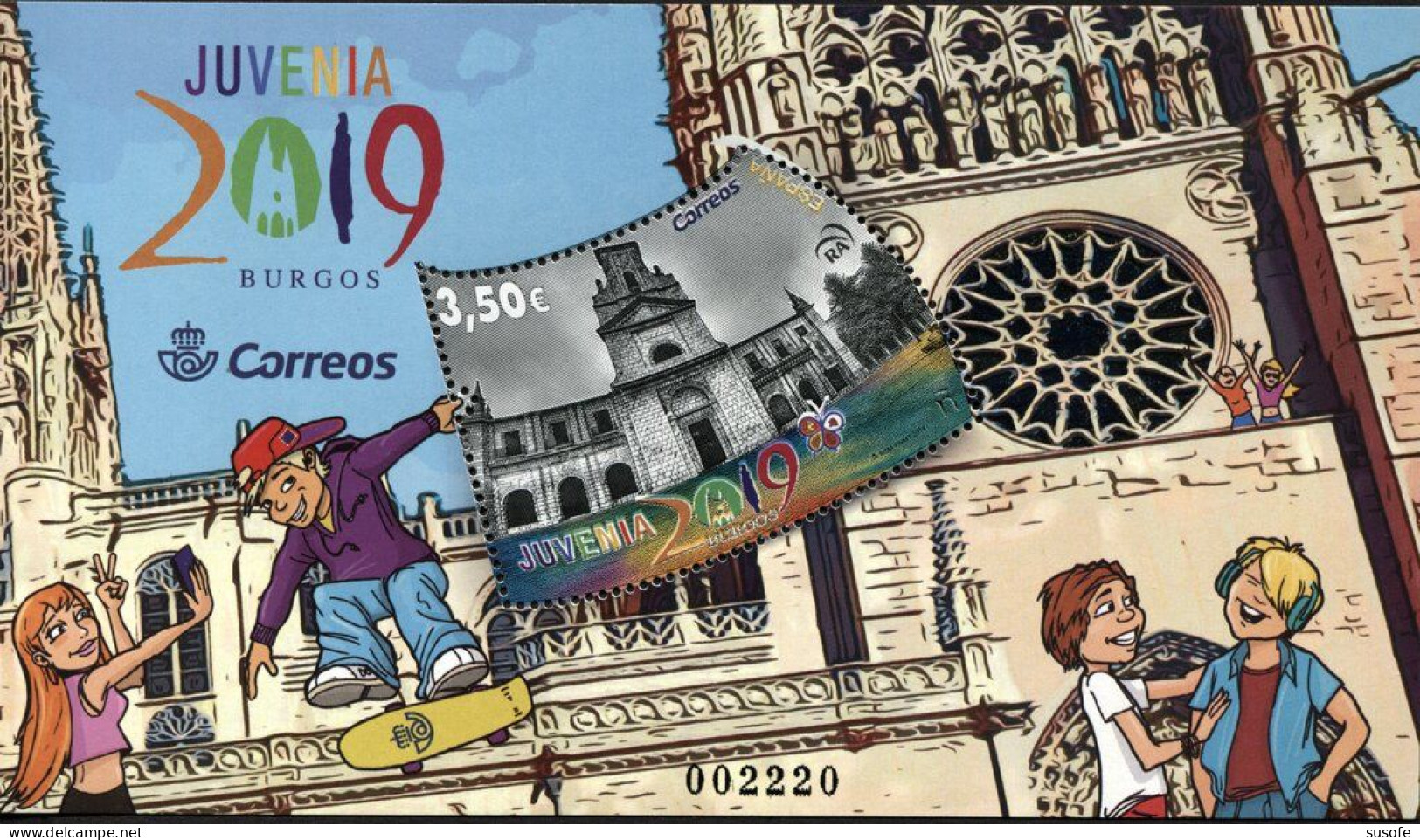 España 2019 Edifil 5316 Sello ** HB Juvenia Exposicion Filatelica Burgos Michel BL322 Yvert F5057 Spain Stamp Timbre - Unused Stamps