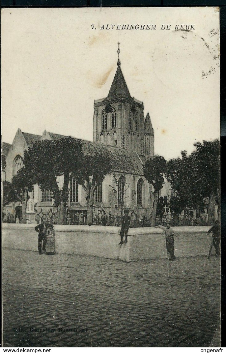 DE KERK -  Obl. 1921 - Alveringem