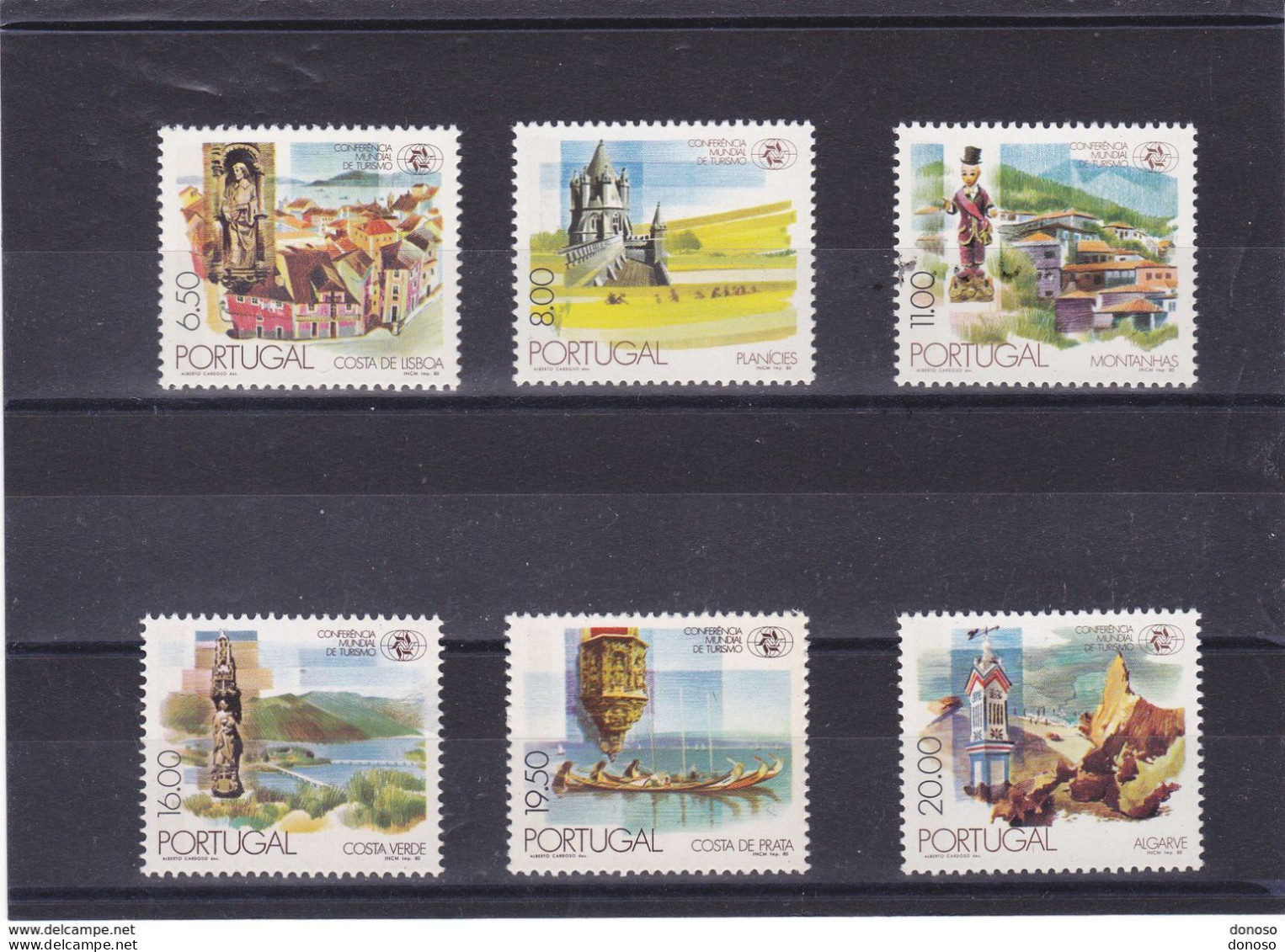 PORTUGAL 1980 TOURISME Yvert 1476-1481, Michel 1498-1503 NEUF**MNH Cote Yv 9 Euros - Nuovi