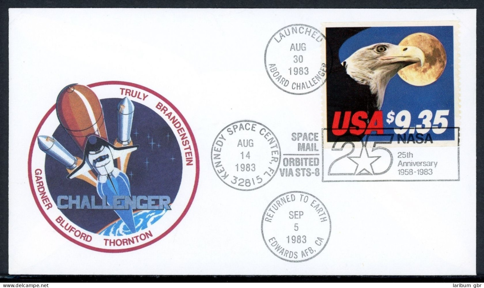 USA 1648 C Auf Raketenpost Challenger 1983 Im Folder Nr. 230353 #KE594 - Altri & Non Classificati