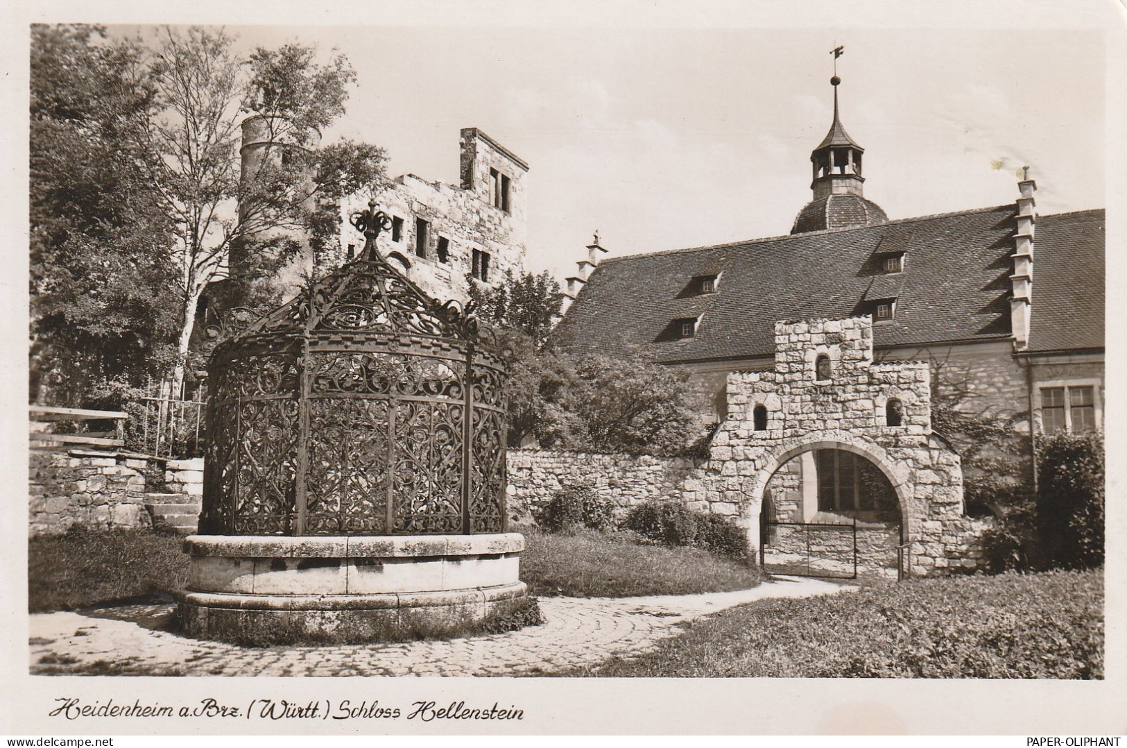 7920 HEIDENHEIM, Schloß Hellenstein, Brunnen - Heidenheim