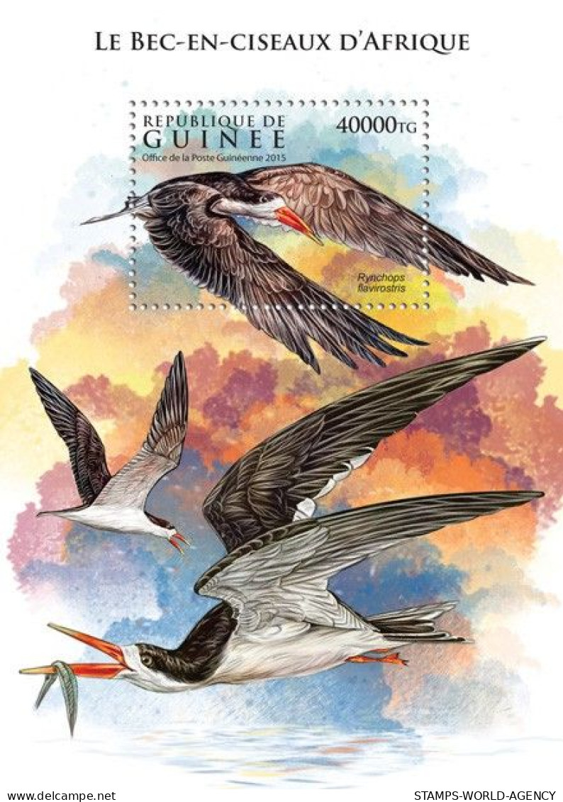 ( 250 32) - 2015- GUINEA - SKIMMERS                1V  MNH** - Andere & Zonder Classificatie