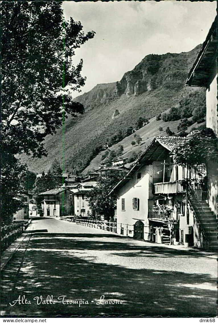 LAVONE ( PEZZAZE / BRESCIA ) ALTA VALLE TROMPIA - FOTO MICHELETTI - SPEDITA 1957 (20621) - Brescia