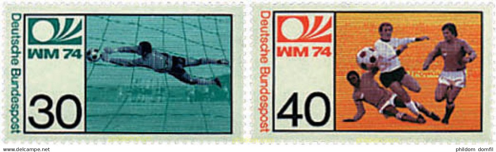 64949 MNH ALEMANIA FEDERAL 1974 COPA DEL MUNDO DE FUTBOL. ALEMANIA-74 - Neufs