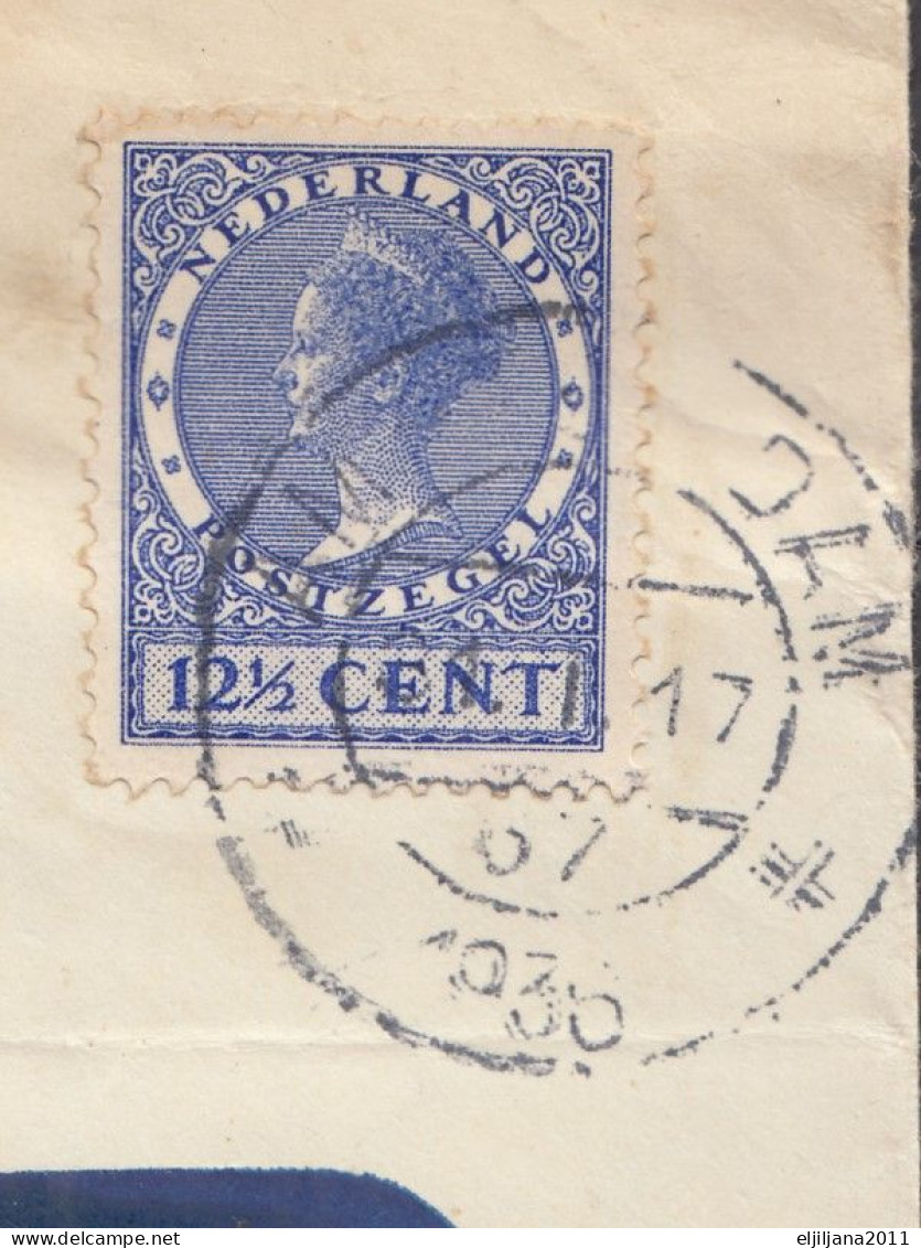 ⁕ Netherlands 1926 - 1928 ⁕ Queen Wilhelmina, Mi.184 & Mi.216 On Cover ⁕ 3v Used - See Scan - Brieven En Documenten