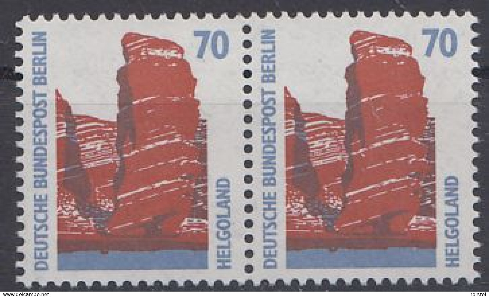 Berlin Mi.Nr.874/874 - Helgoland - Waagerechtes Paar - Unused Stamps