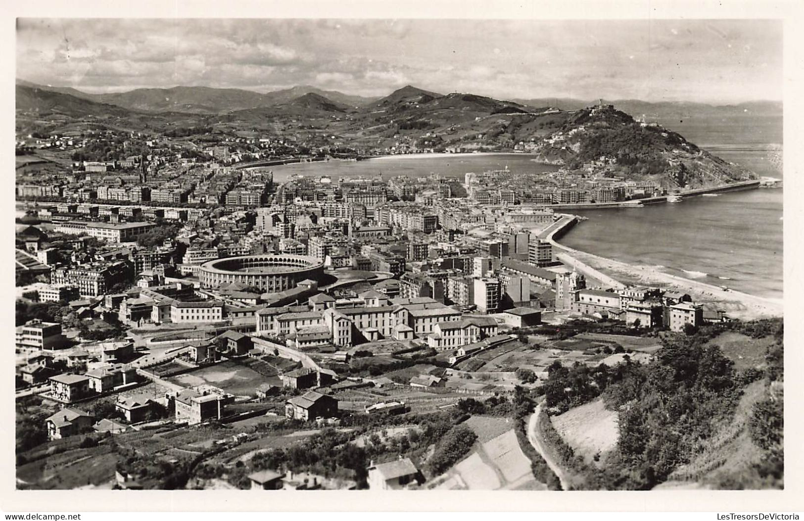 ESPAGNE - San Sebastian - Vue Générale Depuis Le Mont Ulia - Carte Postale - Guipúzcoa (San Sebastián)