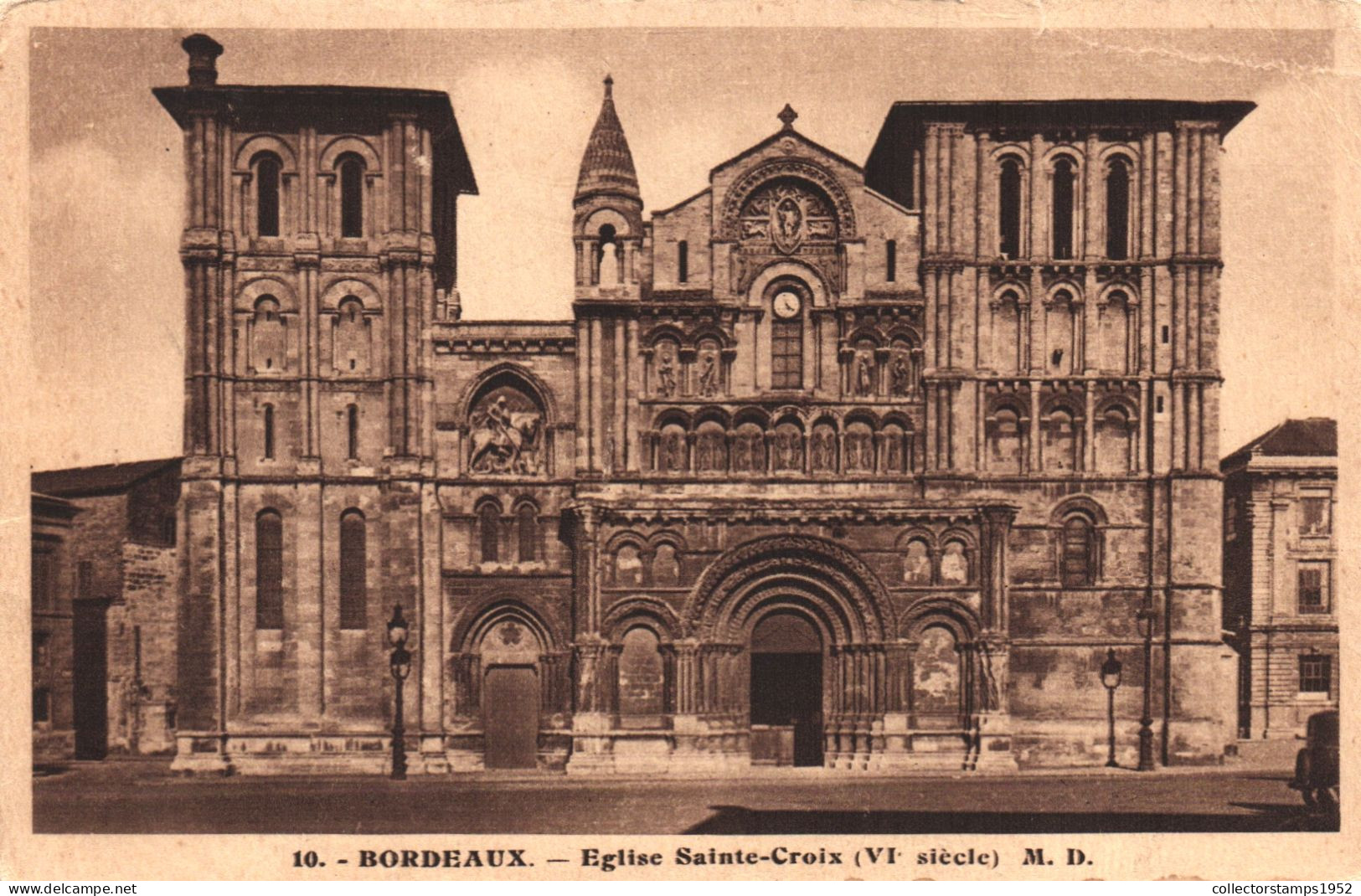 BORDEAUX, GIRONDE ,CHURCH, ARCHITECTURE, FRANCE, POSTCARD - Bordeaux