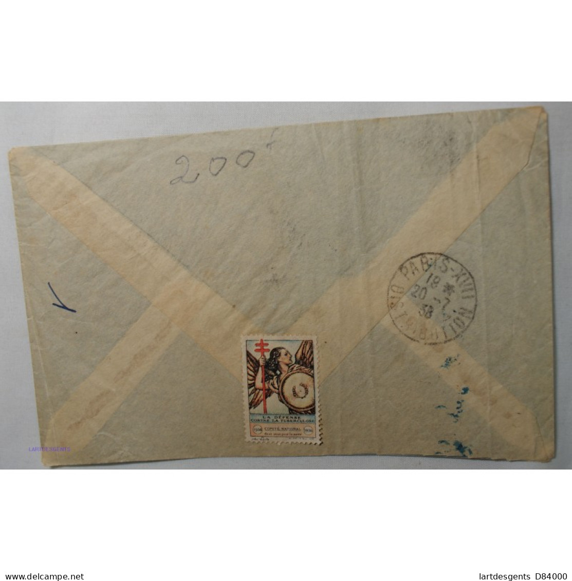 Réunion: Lettre  Réunion Paris 1938 Voyage D\'étude, Lartdesgents - Airmail