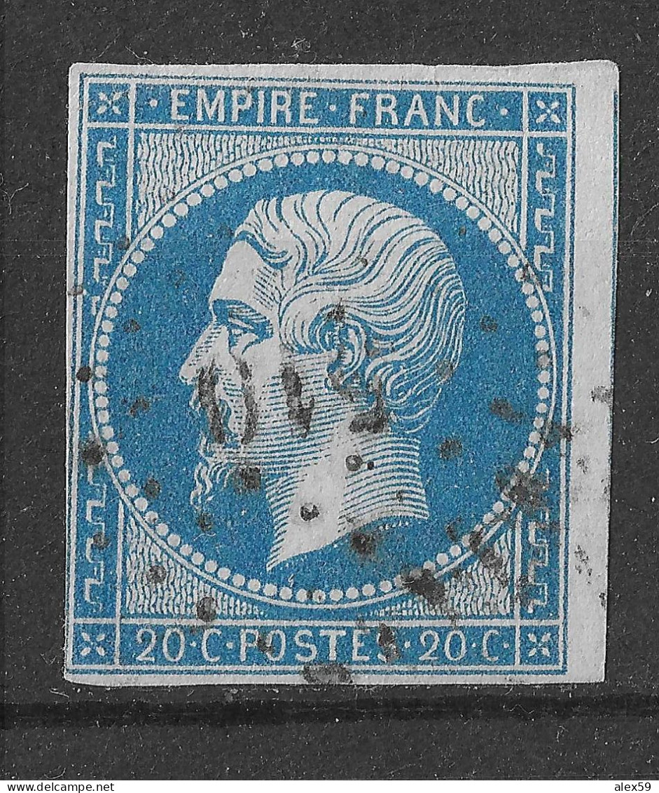 Lot N°62 N°14, Oblitéré PC 510 BRESSUIRE(75), Indice 3 - 1853-1860 Napoléon III.