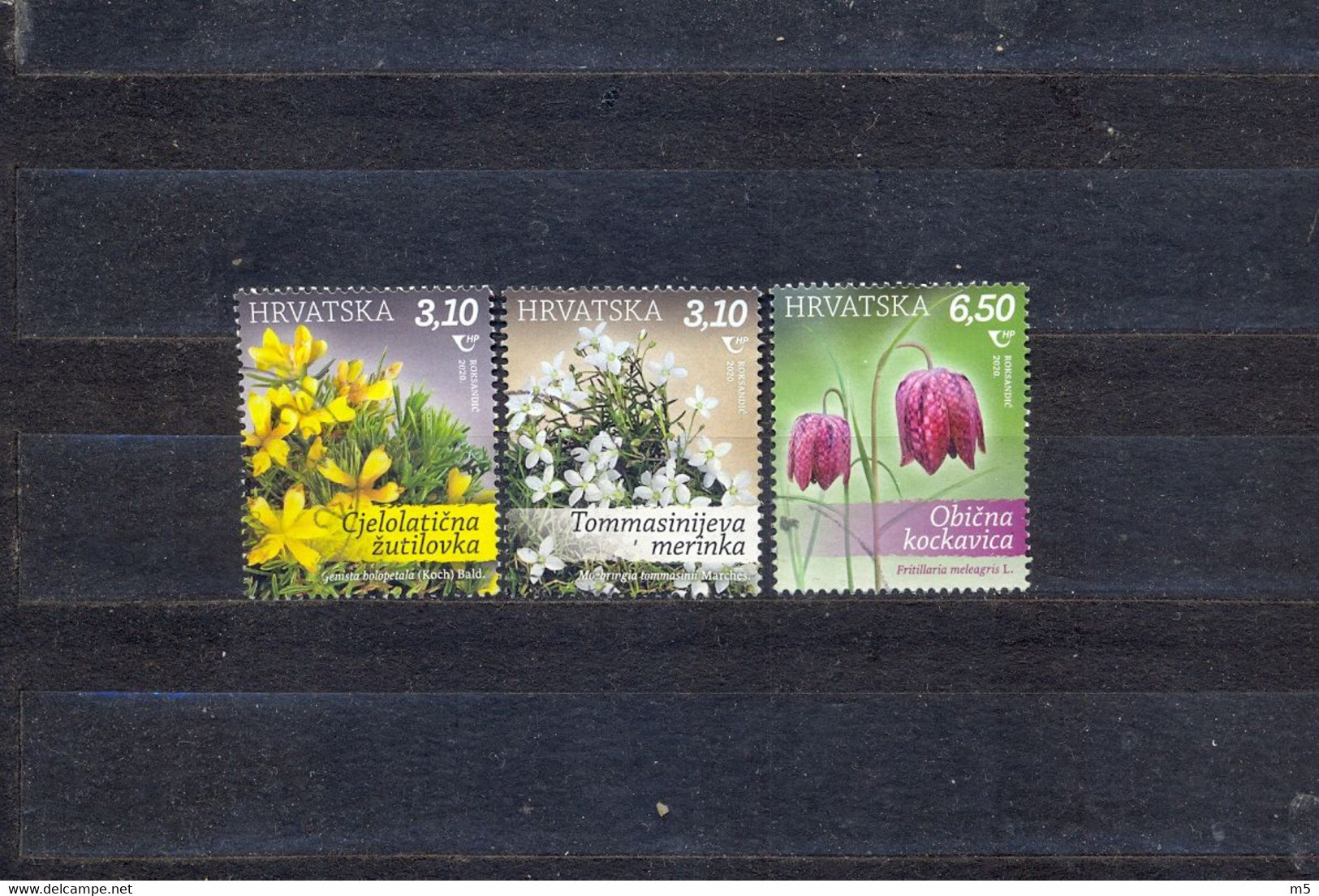 CROATIA - FLOWERS - MI.NO.1458/60 - CV = 3,6 € - Croatia