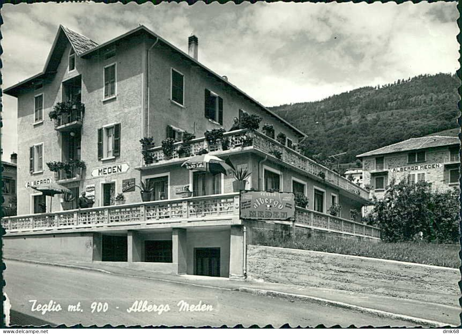 TEGLIO ( SONDRIO ) ALBERGO MEDEN - EDIZIONE GERVASINI - SPEDITA 1964 (20640) - Sondrio