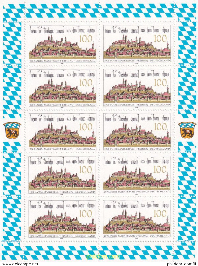 146525 MNH ALEMANIA FEDERAL 1996 MILENARIO DEL MERCADO DE FREISING - Nuevos