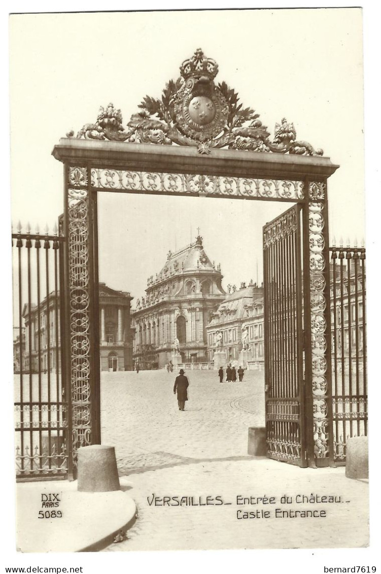 78  Versailles - Entree Du Chateau - Grille - Versailles (Château)